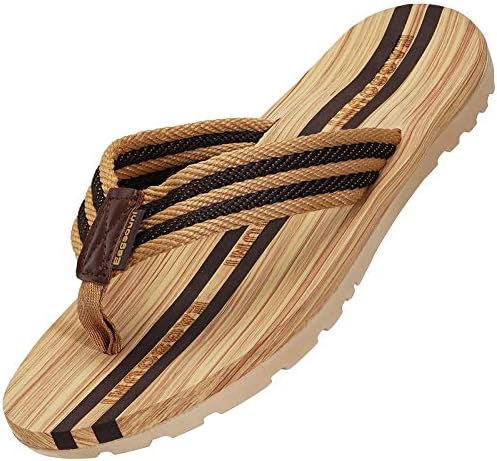 Eagsouni Mens Womens Flip Flops Casual Comfort Thong Sandals Non-Slip Slippers for Beach