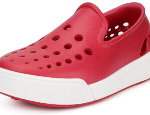 Girls Boys Toddler Kids Slip on Sneakers Quick Dry Water Shoes Beach Pool Swim Shoes Breathable Lightweight Sandals Indoor Outdoor (Little Kids/Baby)(Red 9-9.5 Little Kid)